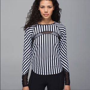 Like New. Lululemon Striped Shirt